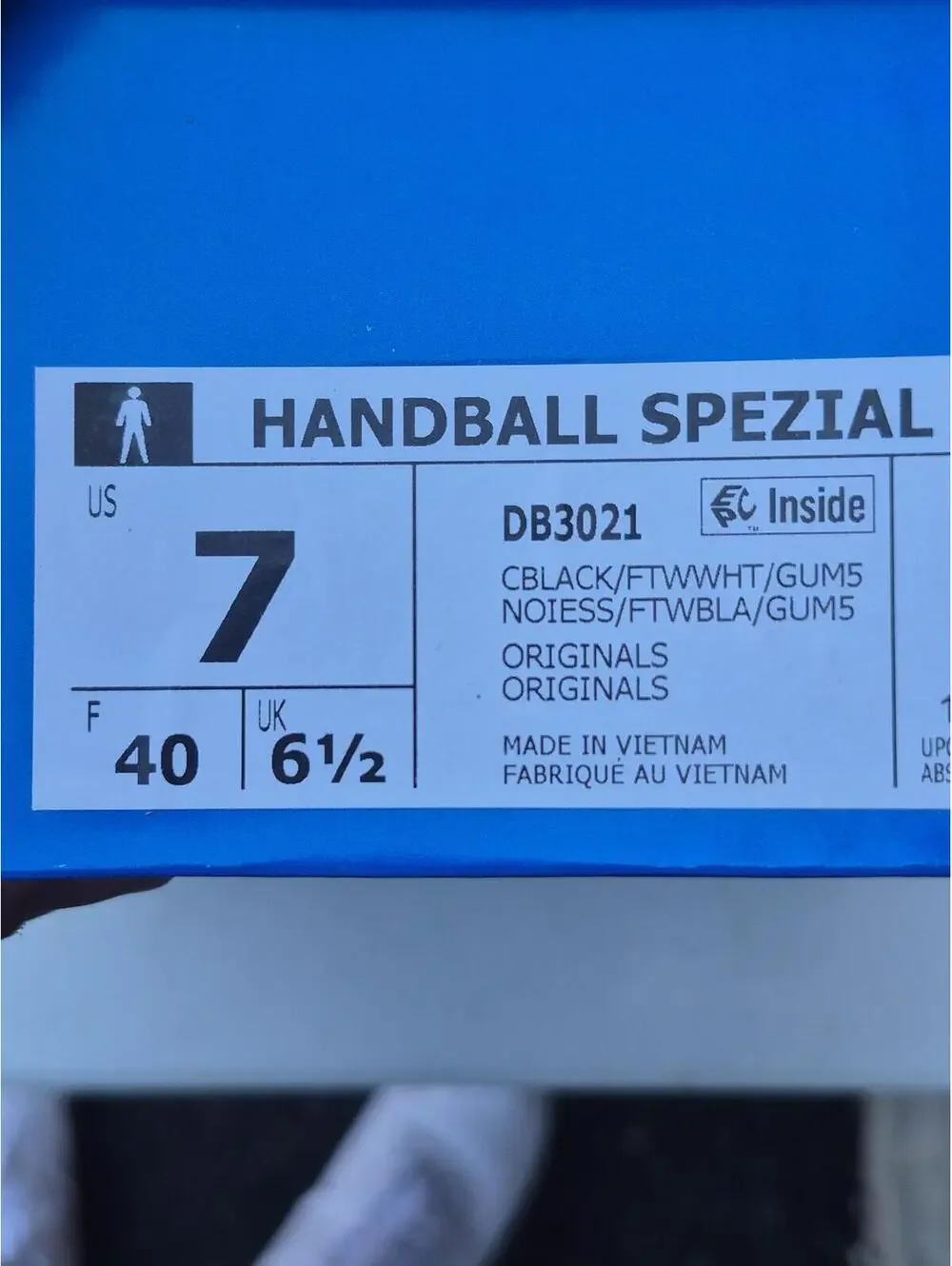 Adidas Handball Spezial Black Gum Size mens 7 New in Box